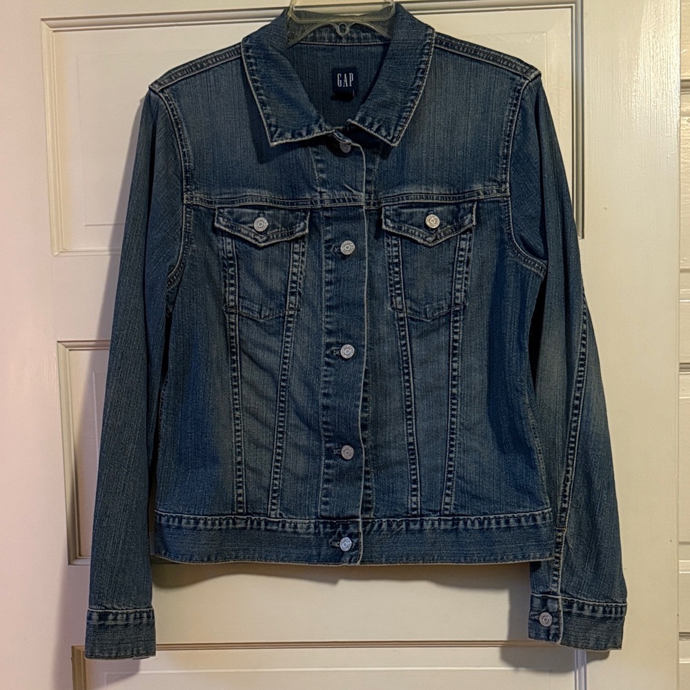 GAP Women's Dark Blue Denim Jacket